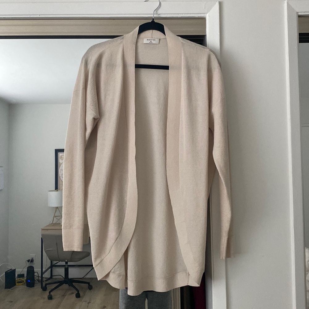 Aritzia babaton linen cardigan